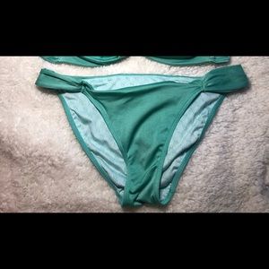Victoria secret Teal bikini bottom medium
